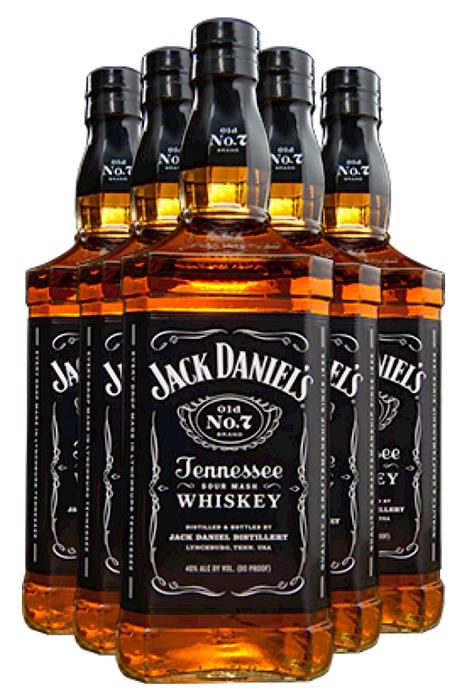 Jack Daniels American Bourbon 1L 6 PACK