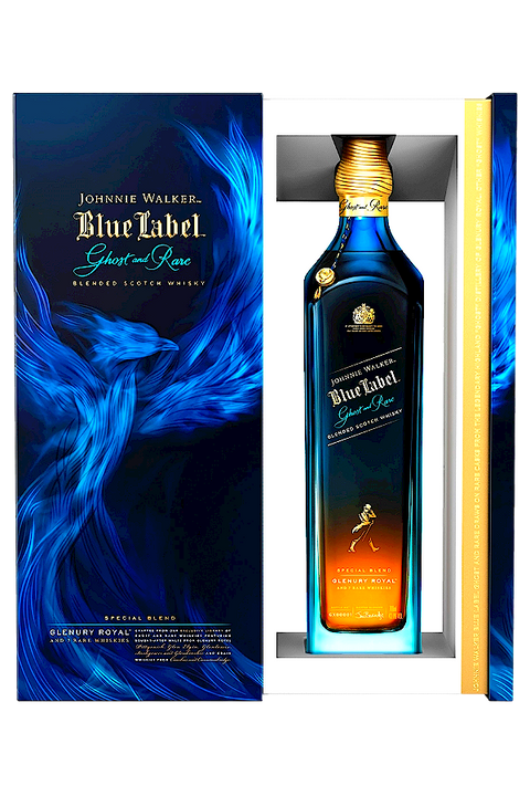 Johnnie Walker Blue Label Ghost and Rare - Glenury Royal Scottish Blend 1L