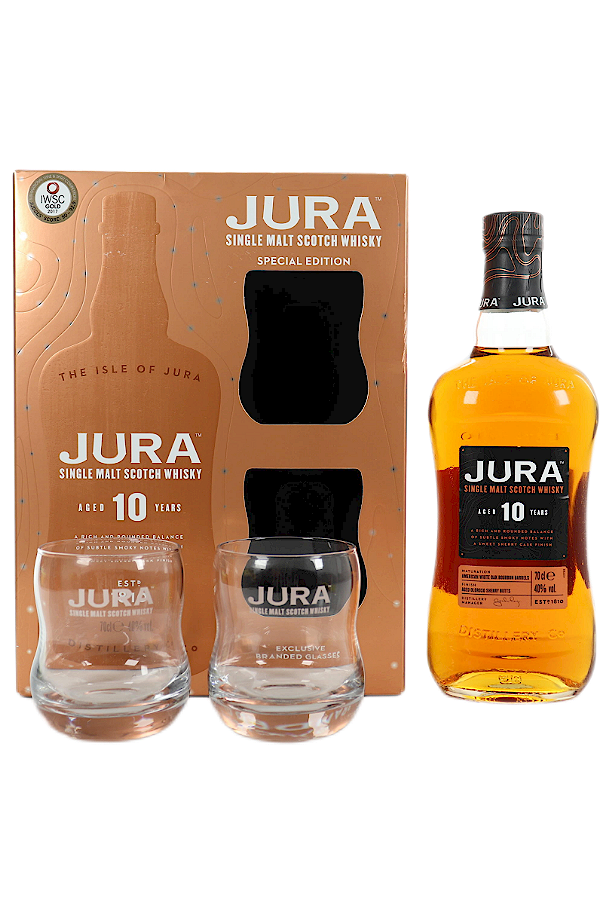 Isle of Jura 10YO Special Edition with 2 Glasses 700ml