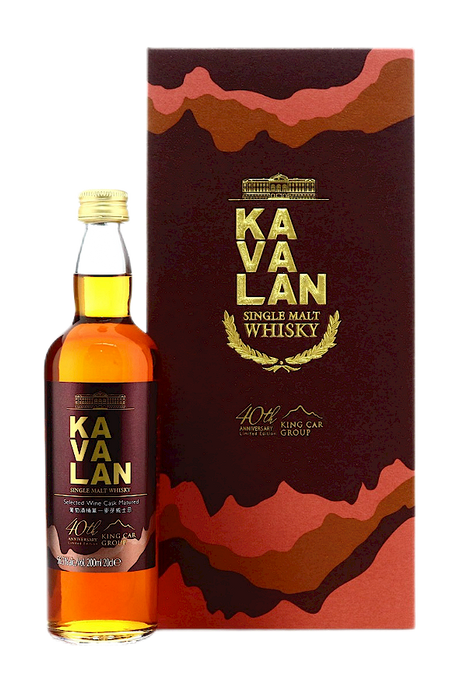 Kavalan King Car 40th Anniversary Cask Strength Single Malt Whisky 200ml