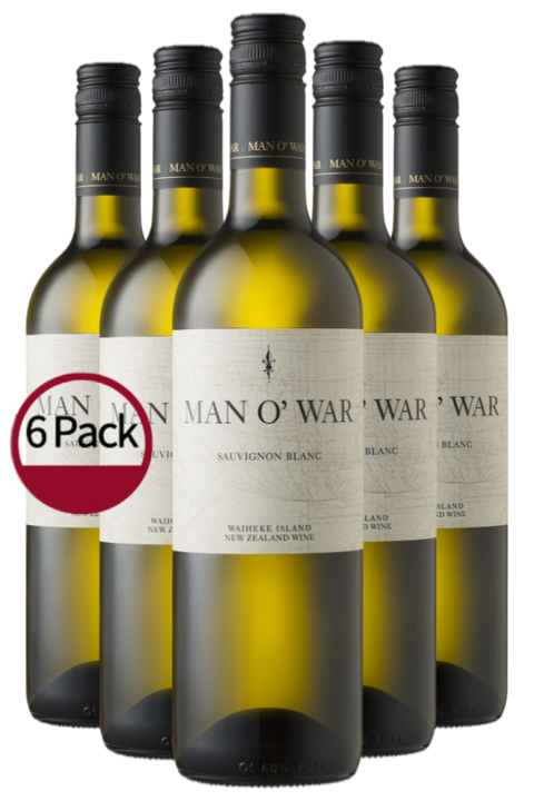 Man O' War Estate Waiheke Island Sauvignon Blanc 2023 750ml-6 Pack