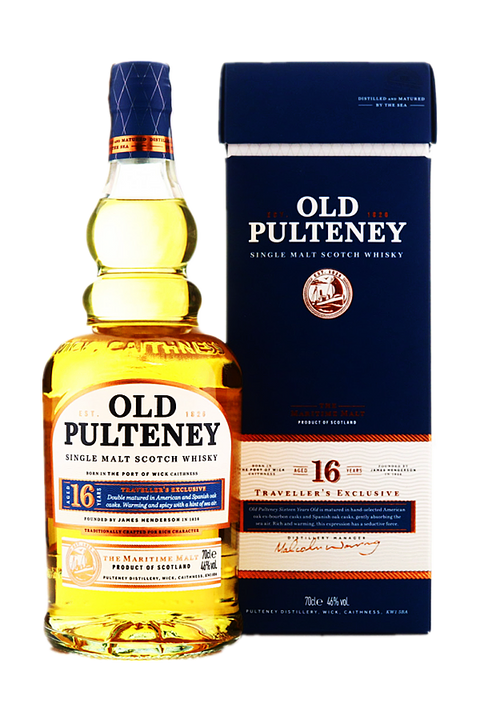 Old Pulteney 16YO 700ml - Traveller's Exclusive
