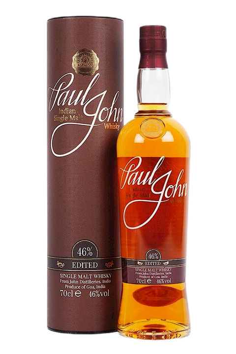 Paul John Edited 46% Indian Whisky 700ml