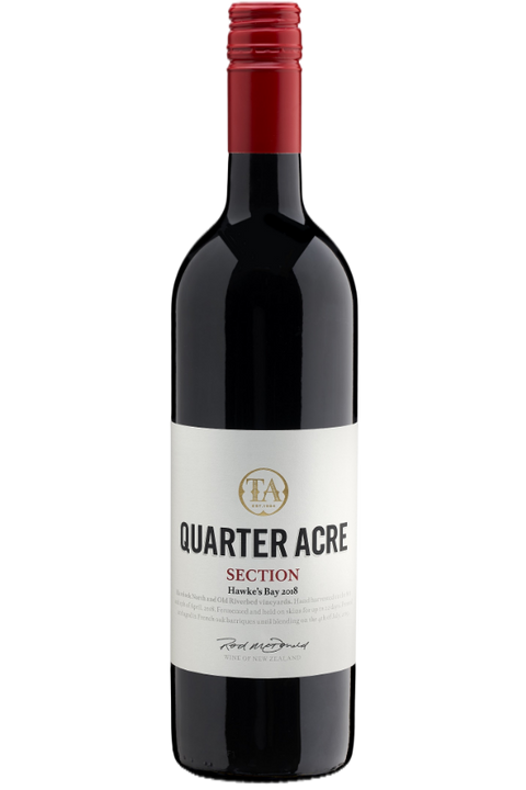 Quarter Acre Section Hawke's Bay  2018 750ML