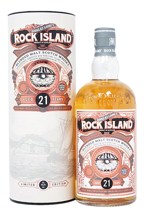Rock Island 21YO Old Blended Malt Scotch Whisky 700ml