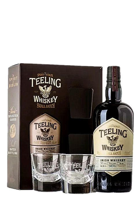 Teeling Small Batch Irish Whiskey & 2 Glass Gift Pack 700ml