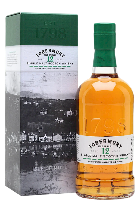Tobermory 12yo Isle of Mull Single Malt Whisky 46.3% 700ml