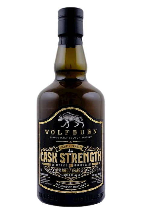 Wolfburn 7YO Lightly Peated Cask Strength Limited Release 2022 700ml