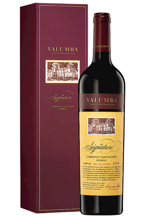 Yalumba The Signature 2016 Cabernet Sauvignon Shiraz Export Gift Box 750ml