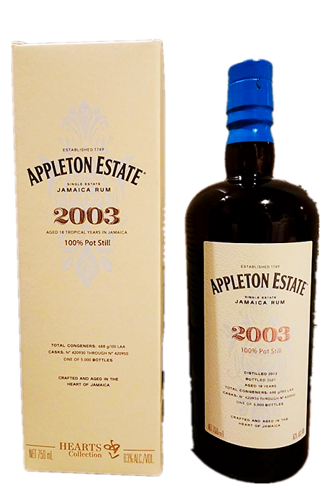 Appleton 2003 Estate Hearts Collection Rum 700ml