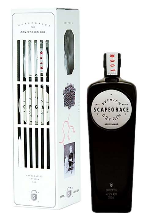 Scapegrace Classic (Silver)  Gin Confessional Box 700ml