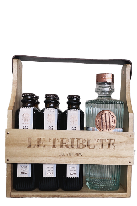 Le Tribute Gin 700ml & Tonic (200ml*6) Gift Set