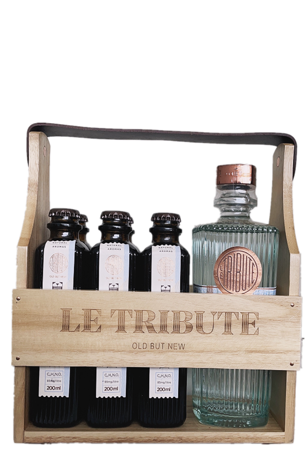 Le Tribute Gin 700ml & Tonic (200ml*6) Gift Set– WhiskeyOnline