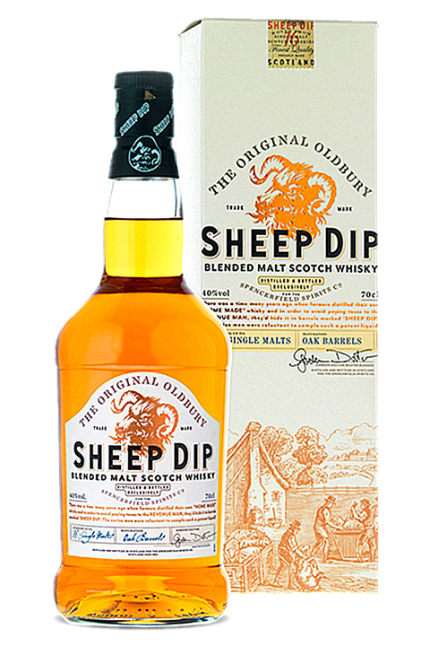 Sheep Dip Blended Malt Whisky 700ml - White Label Gift Box