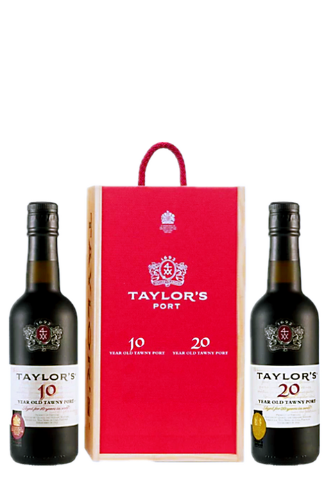 Taylors Port 10yo and 20yo 375ml Gift pack